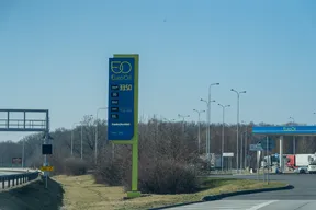 EuroOil station on the D1. Photo: Mattijs, February 28, 2026.